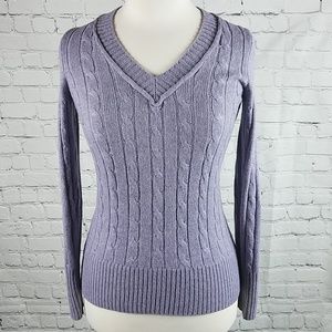 NWT Ann Taylor Loft cable knit wool blend sweater